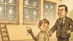 Виц: Иванчо счупи поредния прозорец