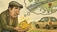 Виц: Шофьор хваща златна рибка…