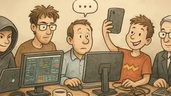 Виц: Съществуват 5 категории хора с компютри