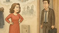 Виц: Съпругата към закъснелия си мъж...