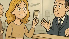 Виц: Блондинка на летището пита за Рим