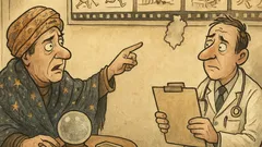 Виц: Ясновидец отива при лекаря…