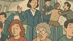 Виц: По време на полет се чува шум