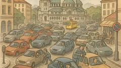 Виц: 80% от софийските коли търсят паркинг