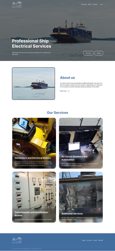 ShipElectricians Website